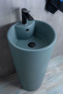 Раковина Gid Nb131gm (зеленая хаки) 81116 накладная зеленая хаки 40x40x84